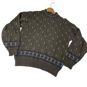 Vintage 90s McGregor Multicolor Geometric Knit Sweater